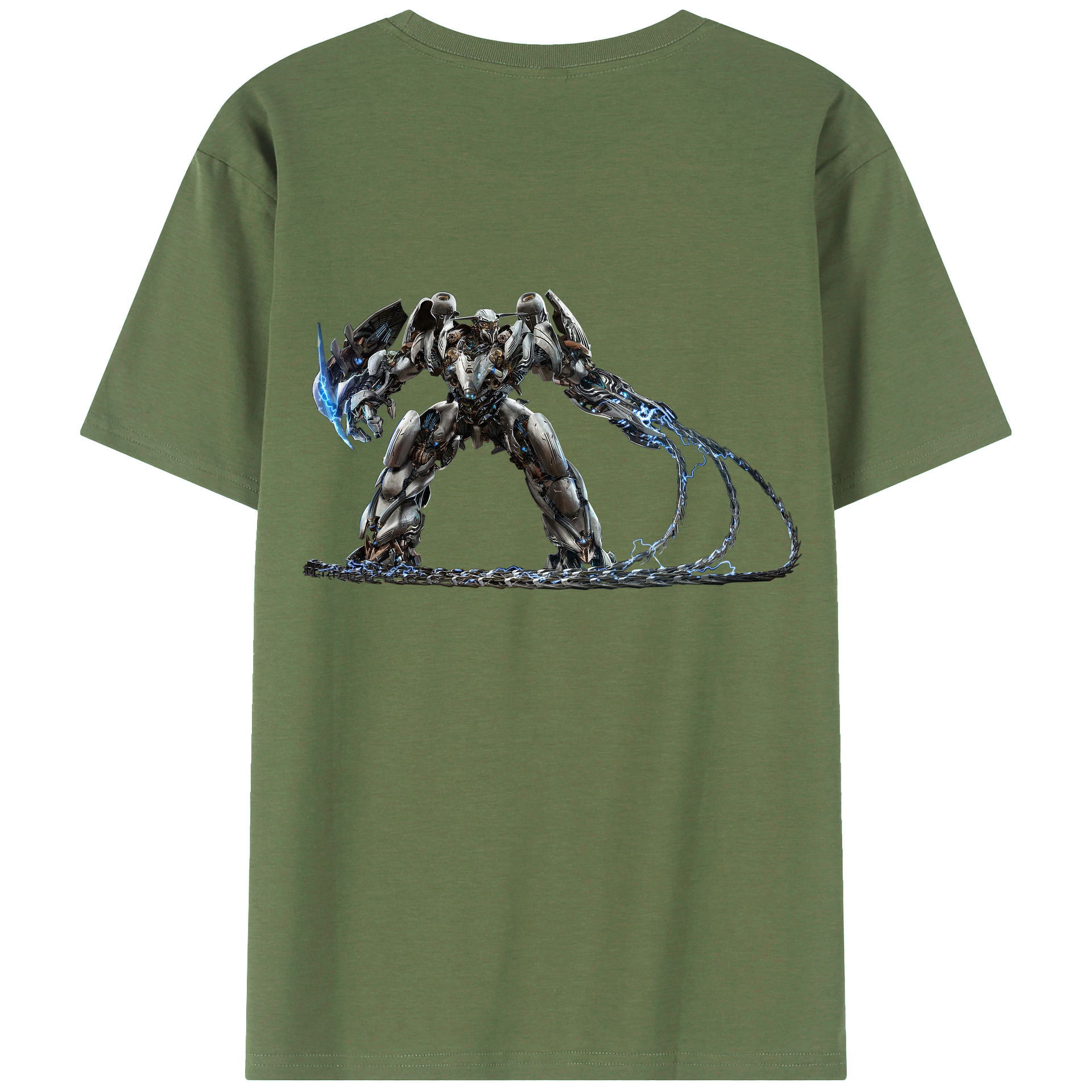 （画像用）  綿100％ メンズ半袖Tシャツ（バックプリント） 通気性
